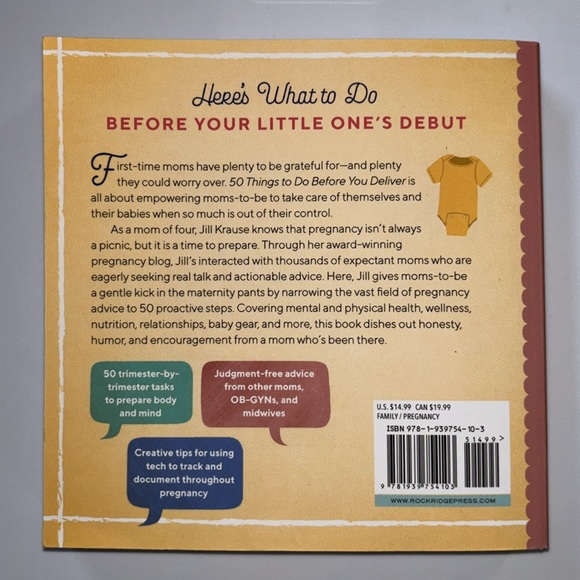 “50 Things to do Before you Deliver” by Jill Krause - Picture 2 of 4